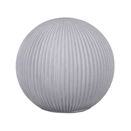 Ribbed Concrete Garden Sphere Decoration Ball