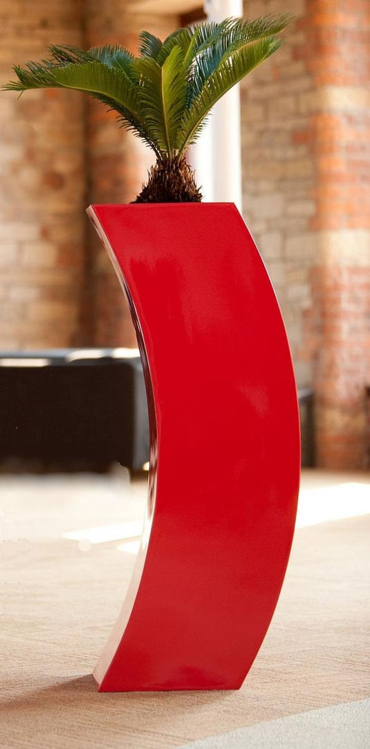 Arc Tall indoor Contemporary Planter in Reinforced Fibreglass